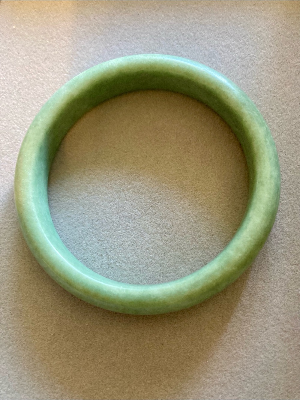 Green Jade Bangle Bracelet